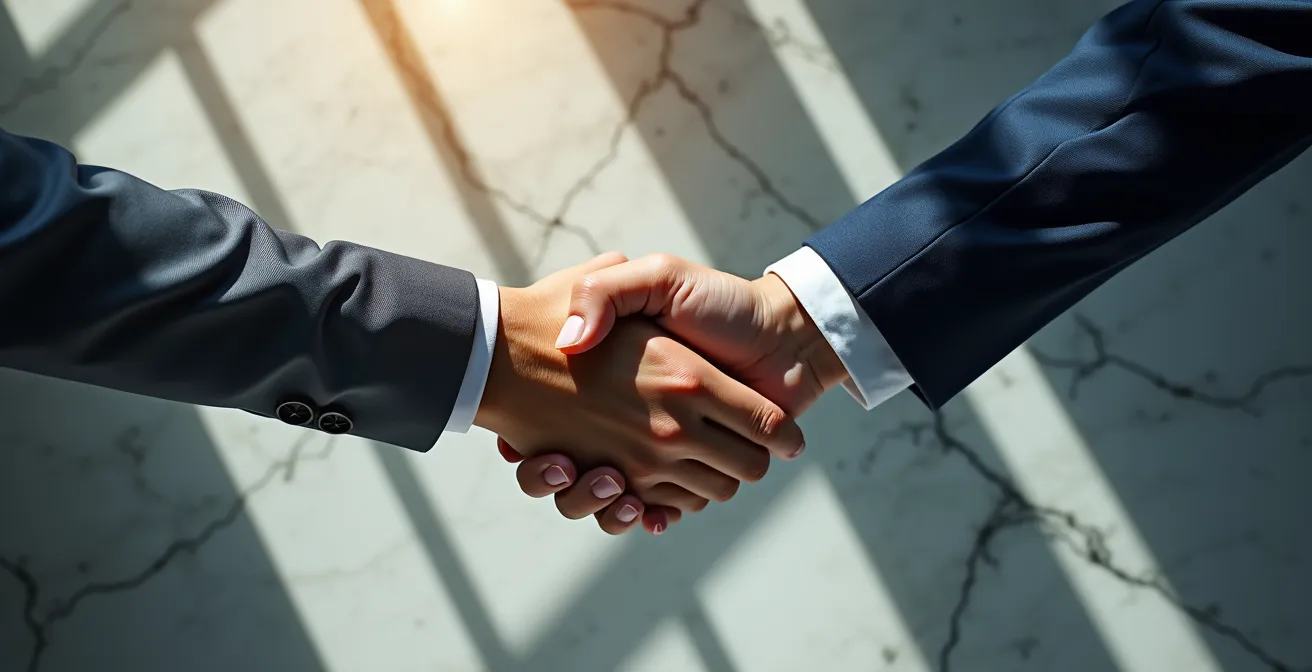 Symbolic representation of brand trust through human connection