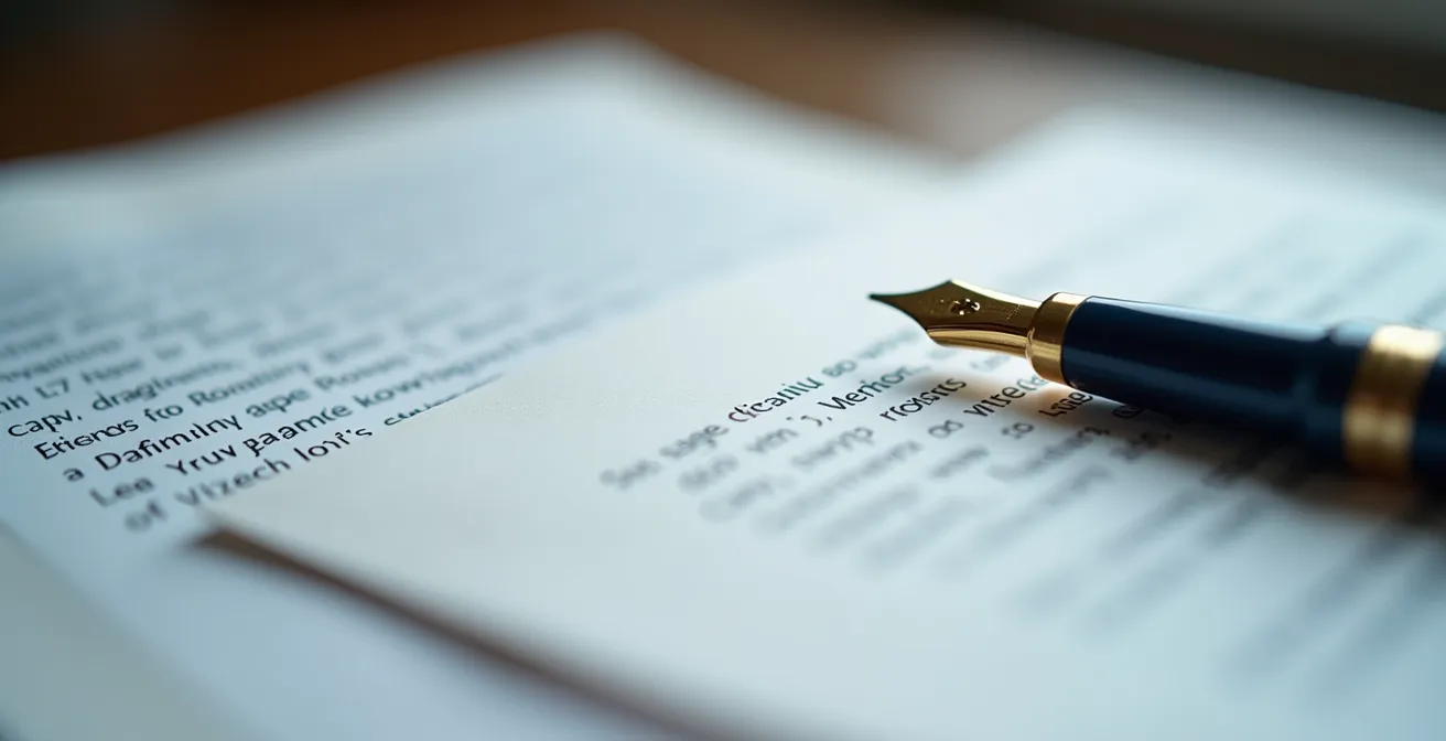 Close-up detail of financial documents showing texture and quality