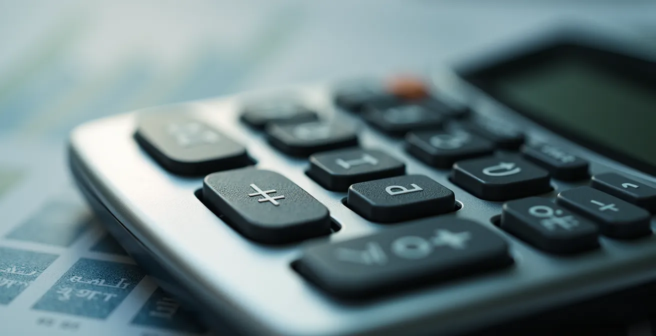 Financial analysis showing DSCR calculation process for franchise loan approval