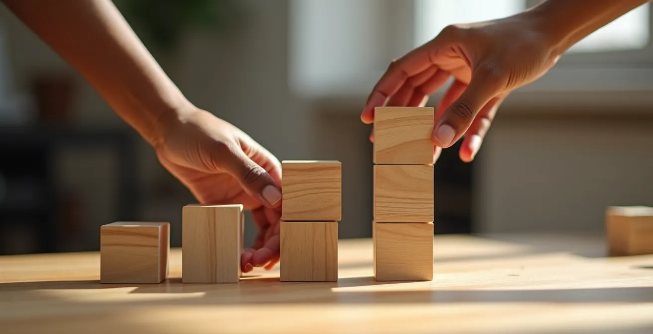 Abstract representation of interconnected professional skills and adaptability