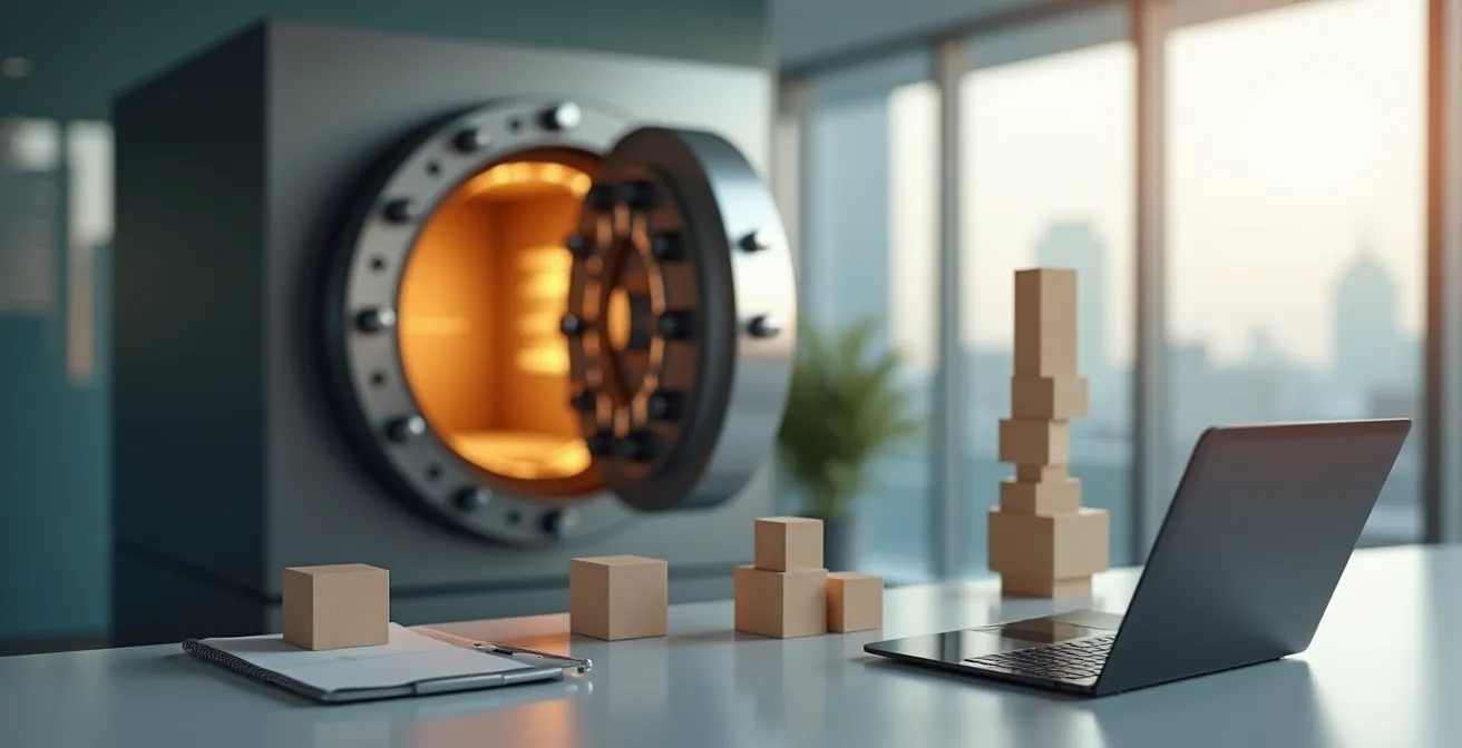 Visual representation of strategic financial buffer as opportunity fund