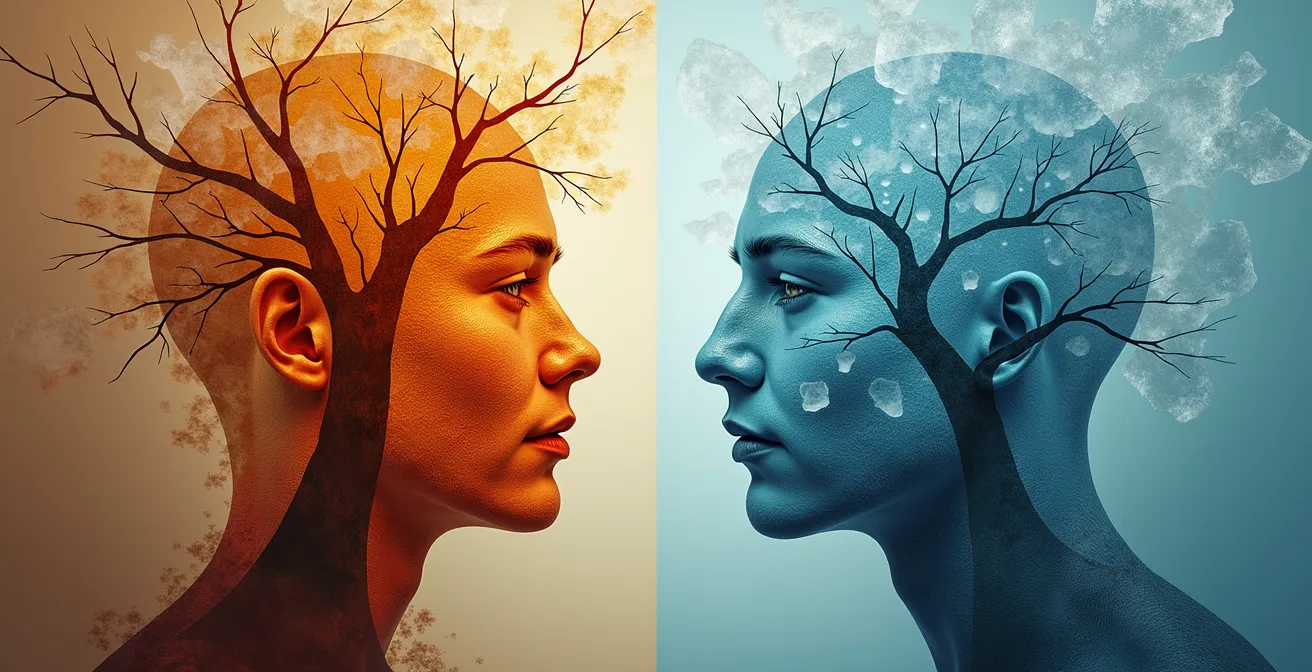 Authentic versus rehearsed franchise interview responses visualization